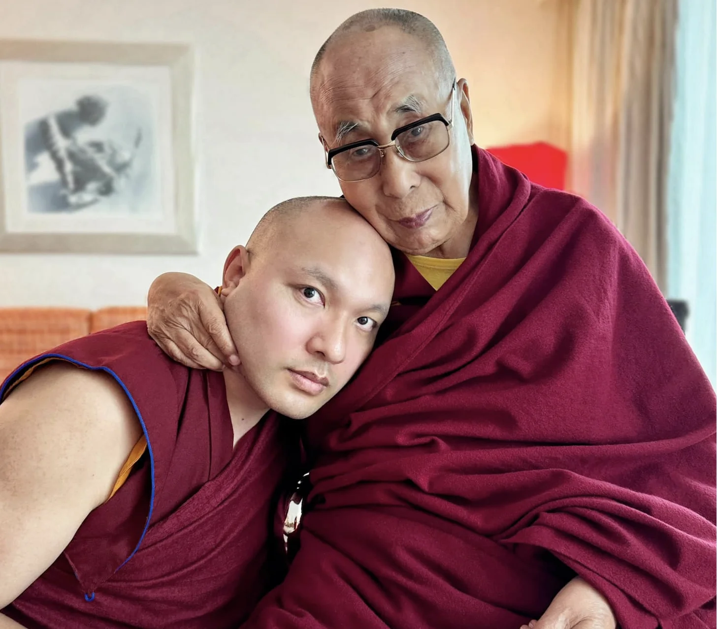 Karmapa and Dalai Lama